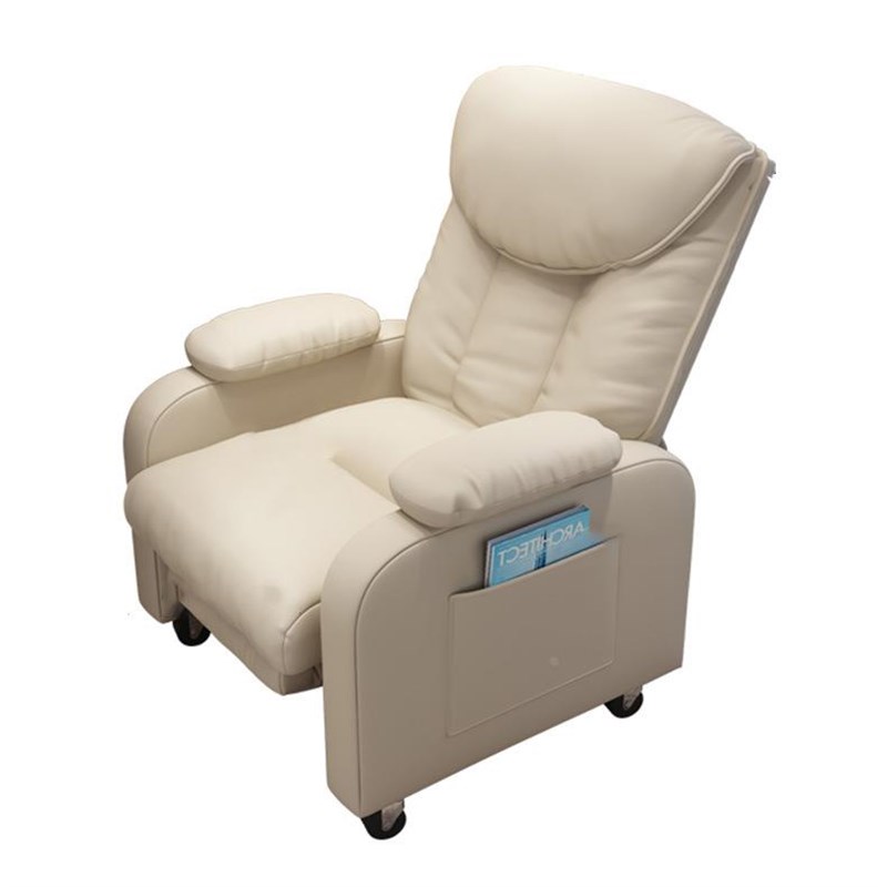 电脑椅软包老板椅美容院美甲店沙H发椅家用舒适学习椅沙发椅