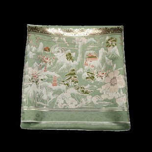 定位织锦缎金线提花马面裙布料春秋汉服国风裙子服装面料