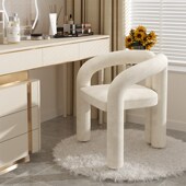 简约化妆凳网红化妆椅舒适梳妆台椅子奶油凳子女生卧室高级感椅子