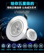 家装 天花客厅筒灯 商用牛眼猫眼灯 吊顶嵌入式 led射灯3w背景墙灯