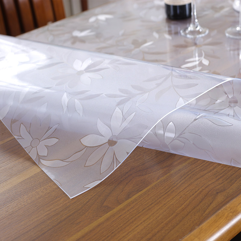防烫桌布 pvc软玻璃桌垫 透明茶几垫 塑料餐桌垫 水晶板 定尺寸