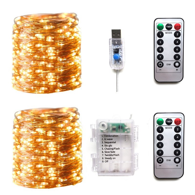 圣诞节装饰灯USB电池遥控铜丝串灯led铜线灯迷你低压防水闪灯彩灯,节庆用品/礼品,装饰灯,淘宝优惠券,粉丝福利购,淘宝优惠卷