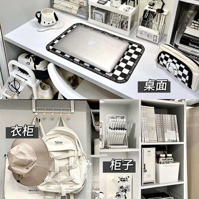 宿舍墙纸大学生寝室自粘防水防潮改造柜子书桌卧室墙X贴女桌子贴