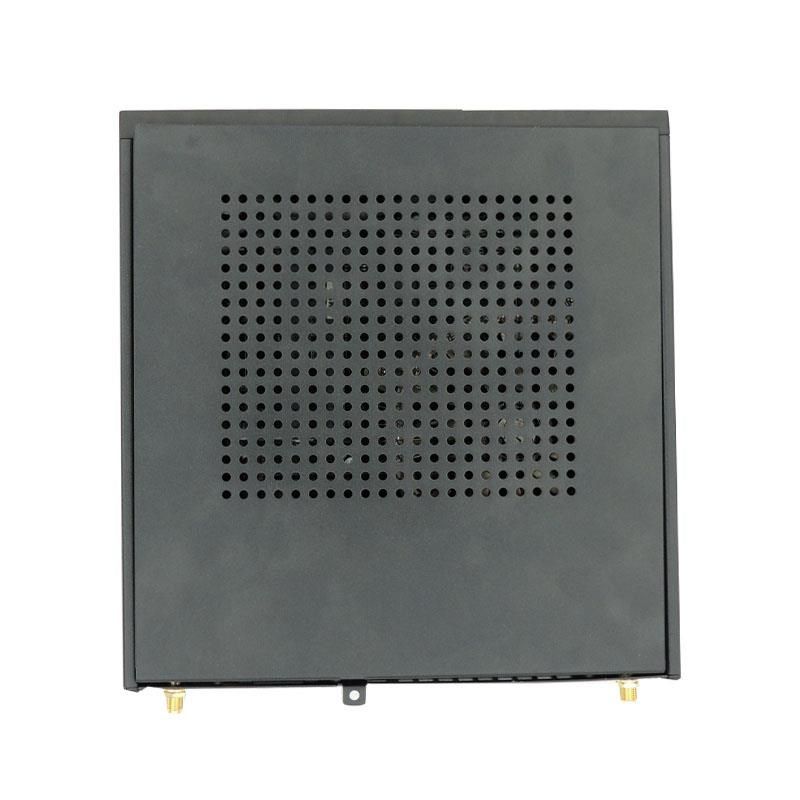 迷你小机箱thin itx机箱黑色工控掌上电脑mini钢材背挂17X17主板