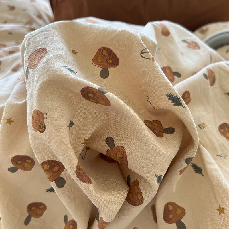 A类床上四件套纯棉全棉2024新款床单被套被罩床品学生宿舍三件套4