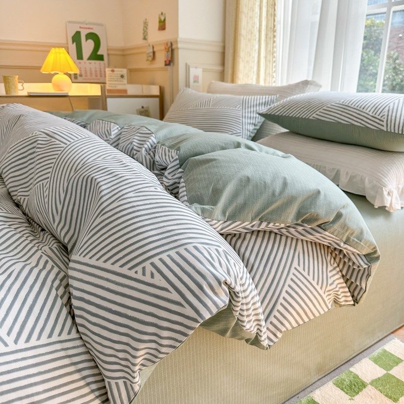 纯棉被套单件180x200x230cm全棉1.8被罩7x7可定制定做尺寸1米8x2