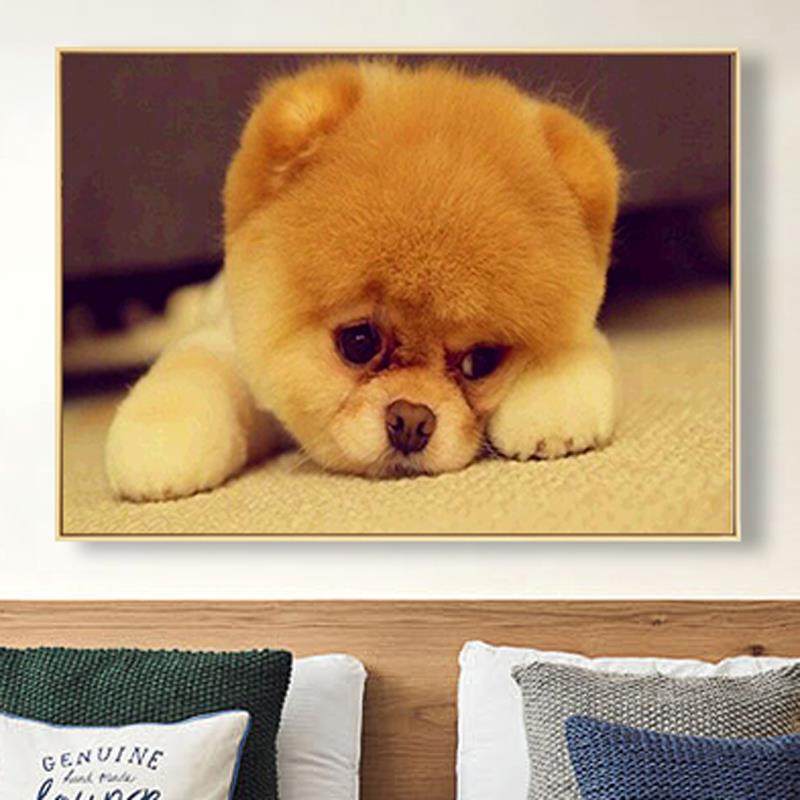 钻石画2025新款卡通动物小幅儿童卧室客厅生肖狗5d点钻十字绣满钻