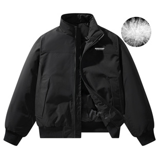 88rising美印花截短廓形外套秋冬高街百搭保暖夹克羽绒服男女同款