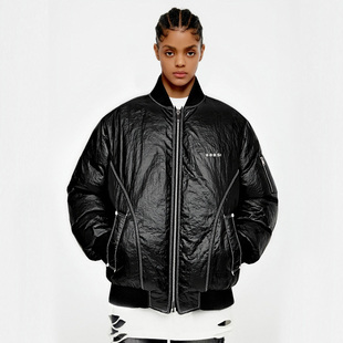 88rising棒球服冬季外套简约防风防寒舒适休闲保暖羽绒服男女同款