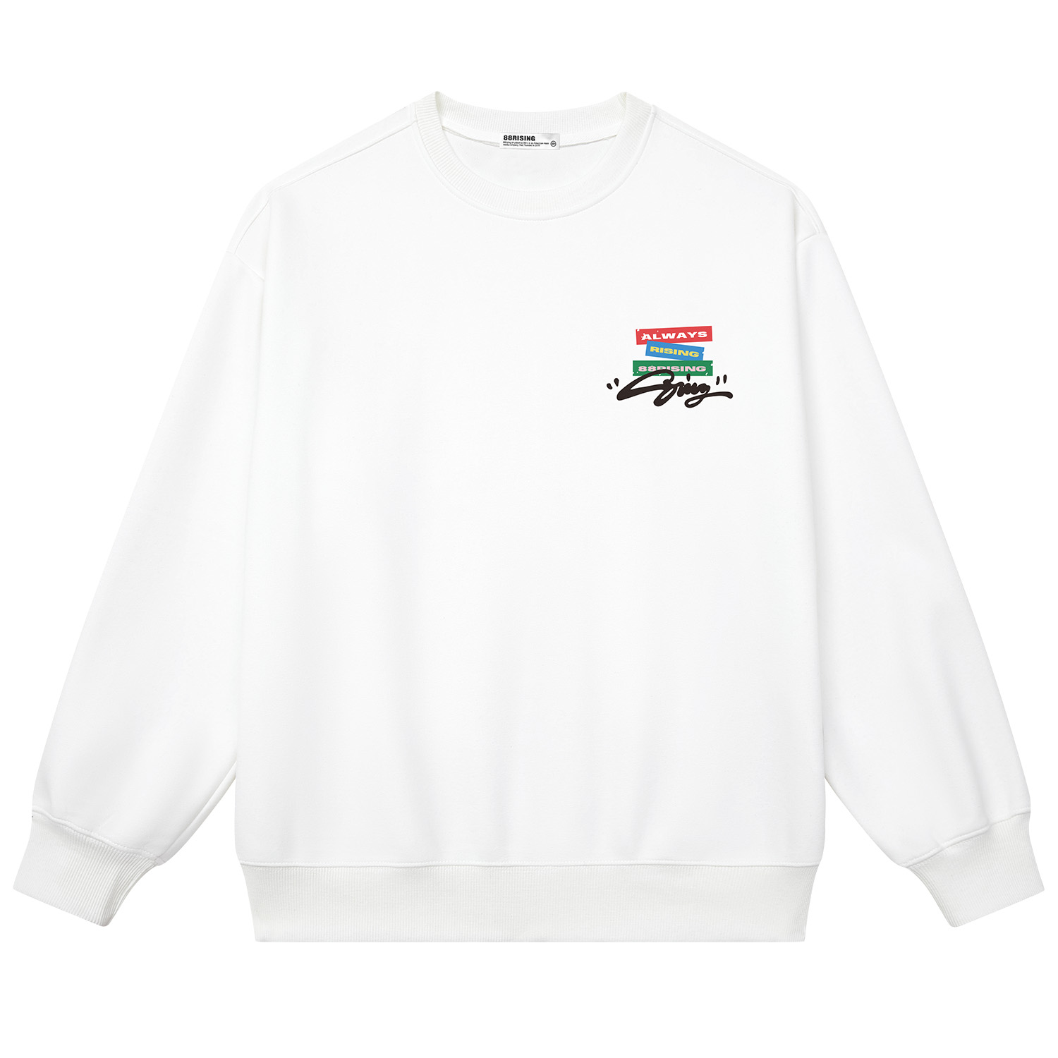 88rising宽松长袖情侣套头卫衣