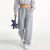 88rising日系工装 宽松直筒百搭垂感阔腿长裤 风休闲裤 男春秋新款