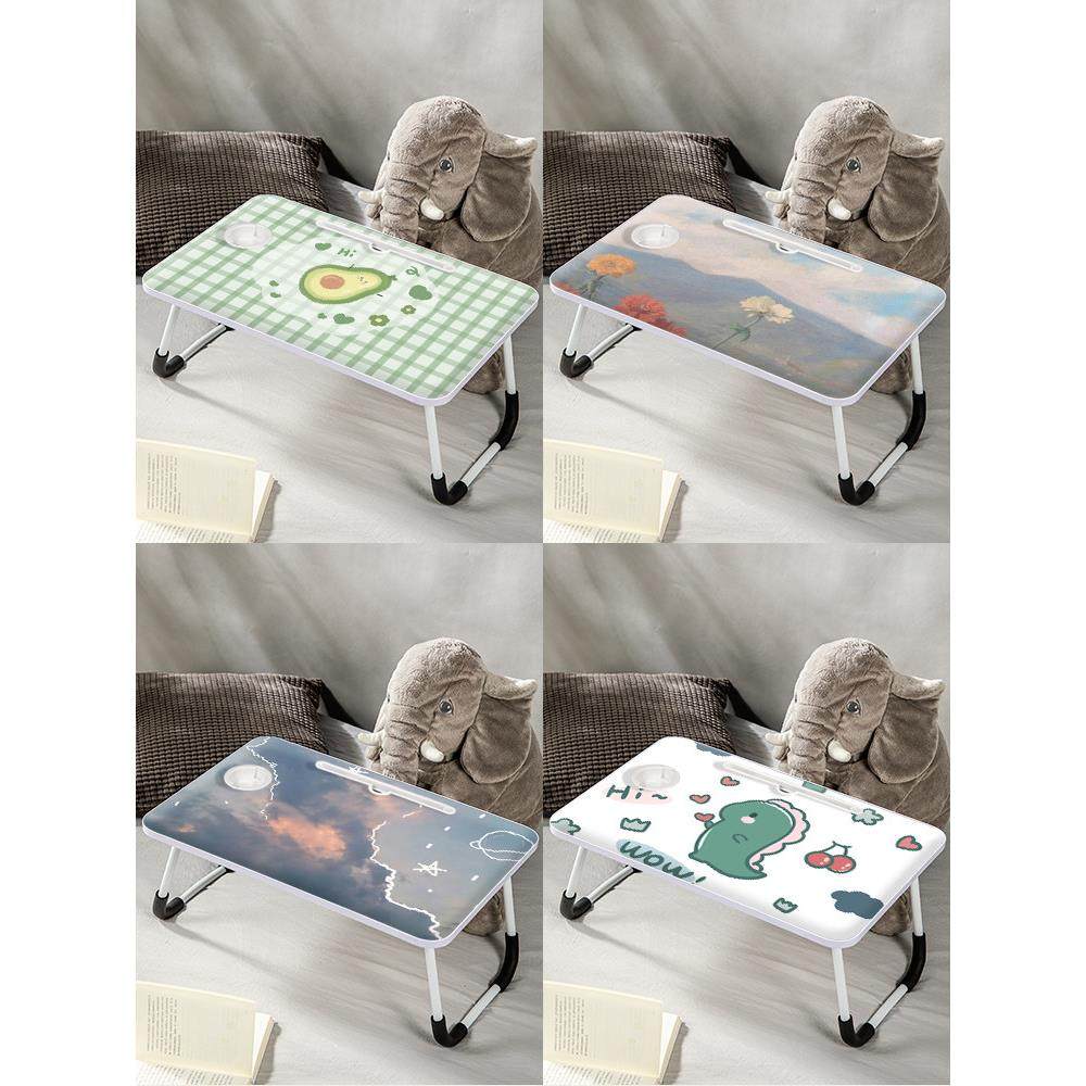 电脑床上桌宿舍床上学习阅读书桌板餐桌飘窗小桌板懒人桌可折叠放