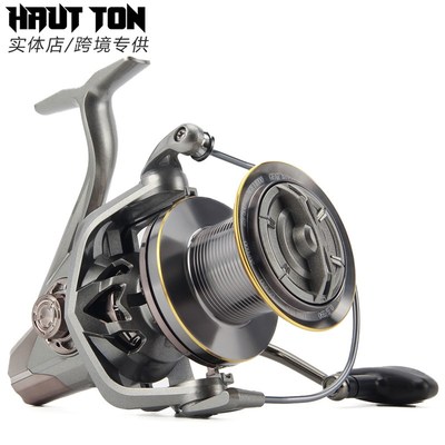 远投纺车轮微物轮全金属线杯斜口锚鱼轮大物巨物鱼线轮抛竿海钓轮