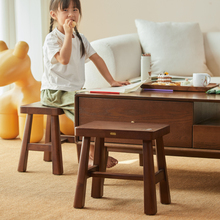 白蜡木全实木穿鞋凳进门凳茶几凳子客厅小板凳脚踩凳卧室家用独凳