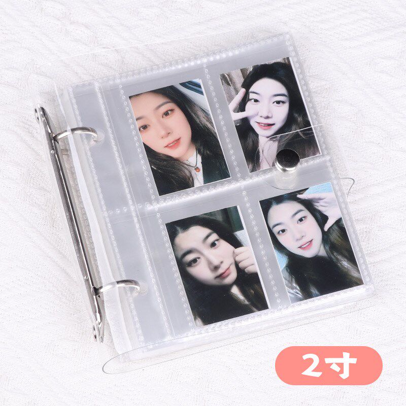 1寸2寸大头贴相册一寸二寸证件照收纳册三寸拍立得照片小卡收集册