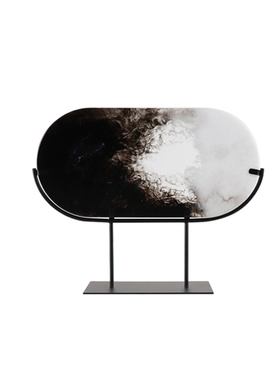 新中式水墨意境摆件客厅玄关电视柜工艺品摆设样板房酒店书房软装