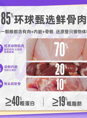 【自】始猎5食渴望天然营无谷成猫幼猫鸡肉全价通CIG用原猫粮.4kg