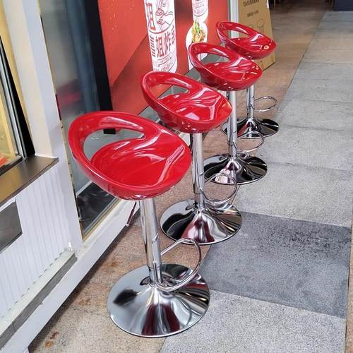 酒吧椅升降吧台椅手店吧凳子家用无品牌/旋转台凳简约代现靠背高