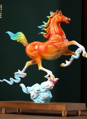 马踏飞室燕马摆件导客厅办公领装饰MTFX-061公司开 商务乔迁业礼