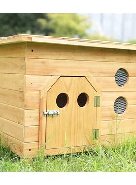 实木室内床边多猫家庭猫别窝猫墅房地子四猫季通用不占HY-GW02家