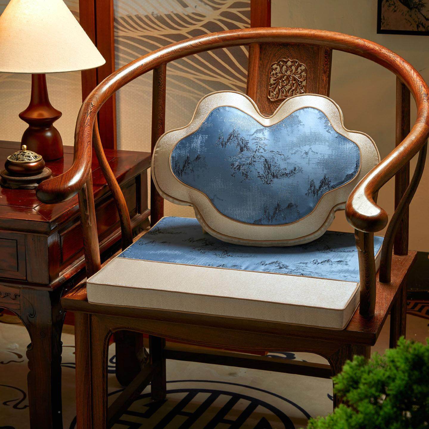 新中式枕客厅沙发靠垫国风吉祥中意枕如轻奢高级感腰抱靠山晓如意