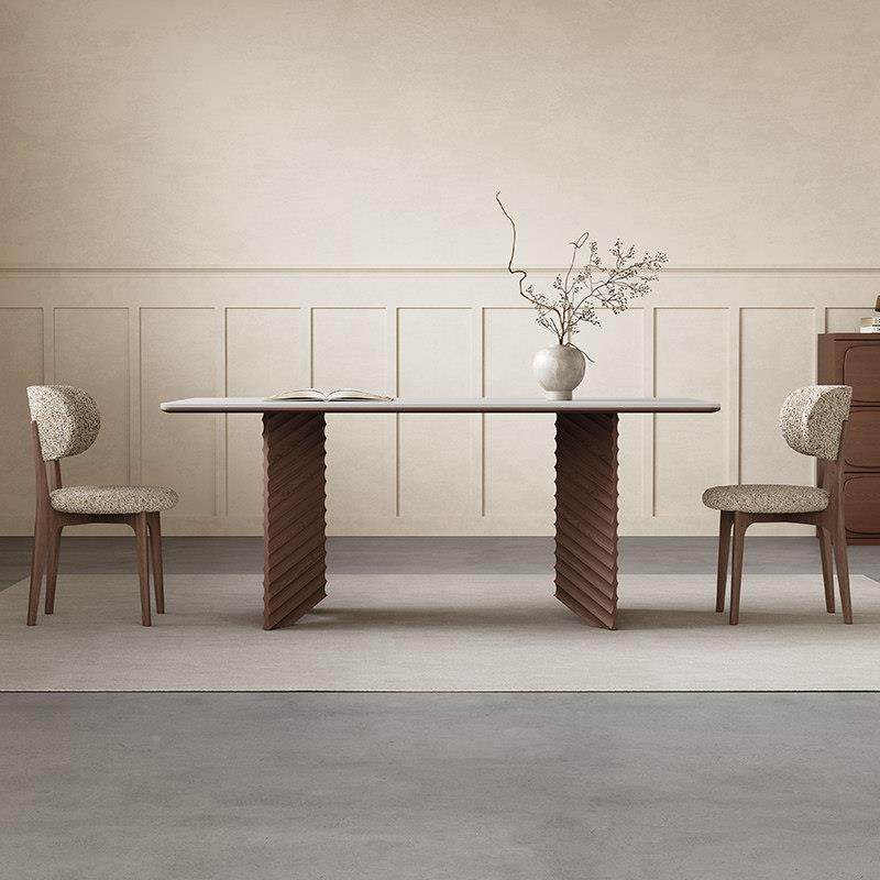 中古实木岩板餐桌长方风形橡木胡寂桃色饭桌诧风家用餐87216客厅,住宅家具,岩板餐桌,淘宝优惠券,粉丝福利购,淘宝优惠卷