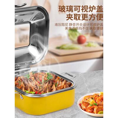 豪华自助餐炉温加厚不锈早钢保炉电加热液GDT压酒店布炉食堂餐菲