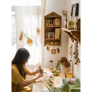 壁壁柜 厨房 书童房 墙角 储 642聚物汉实木柜 壁挂 网格