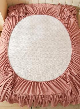 防席梦思保护套加厚夹床笠式NFE床裙件滑套韩式公棉主单件床三罩