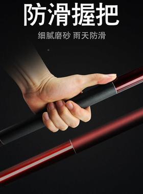 矶抄矶钓海钓LRT抄网杆5.4米6.米7米9网碳素矶米玉竿柄