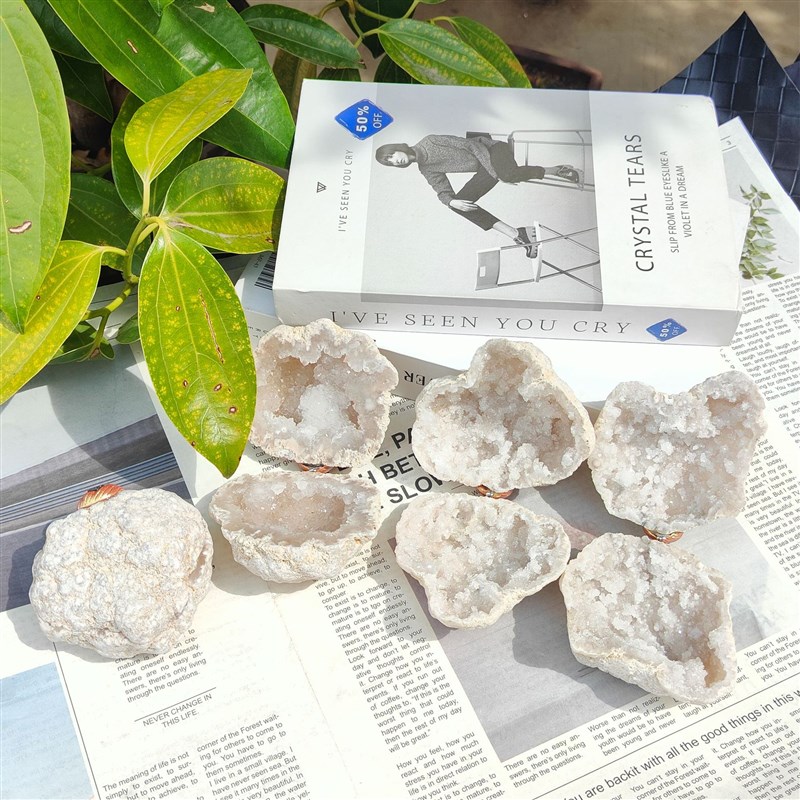 加工定制天然水晶供应链s摩洛哥水晶首饰盒工艺品摆饰家具礼品热