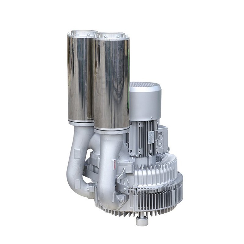玻璃机械用双段漩涡气泵25KW双极高压风机造纸厂吸纸浆高压鼓风机