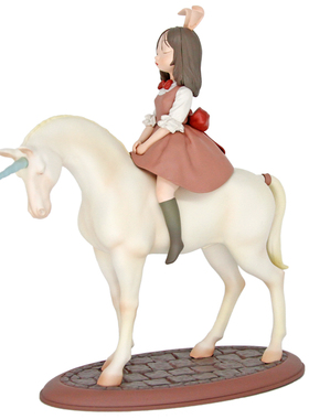 小鸡磕技梦马装饰摆件女孩创意家居饰品摆件桌面艺术装饰生日礼物