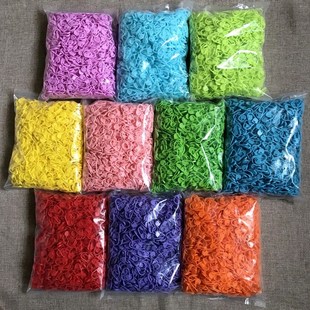 1000个装 DIY编织辅助小防解别扣 彩色塑料10色 记号扣 别针