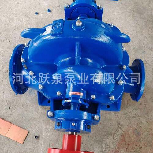 双吸中开泵8SH-9A卧式工业排水泵8寸清水离心泵大流量水库抽水泵