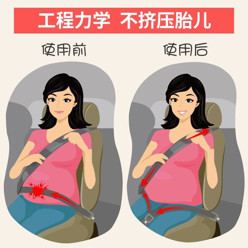 孕妇安全带汽车专用防勒肚用品车内保胎带 怀孕开车神器副驾驶,汽车用品/电子/清洗/改装,其他内饰/驾乘用品,淘宝优惠券,粉丝福利购,淘宝优惠卷