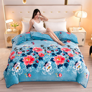 高克重加厚牛奶绒金貂绒被套单件被罩冬季加绒保暖柔软亲肤细腻