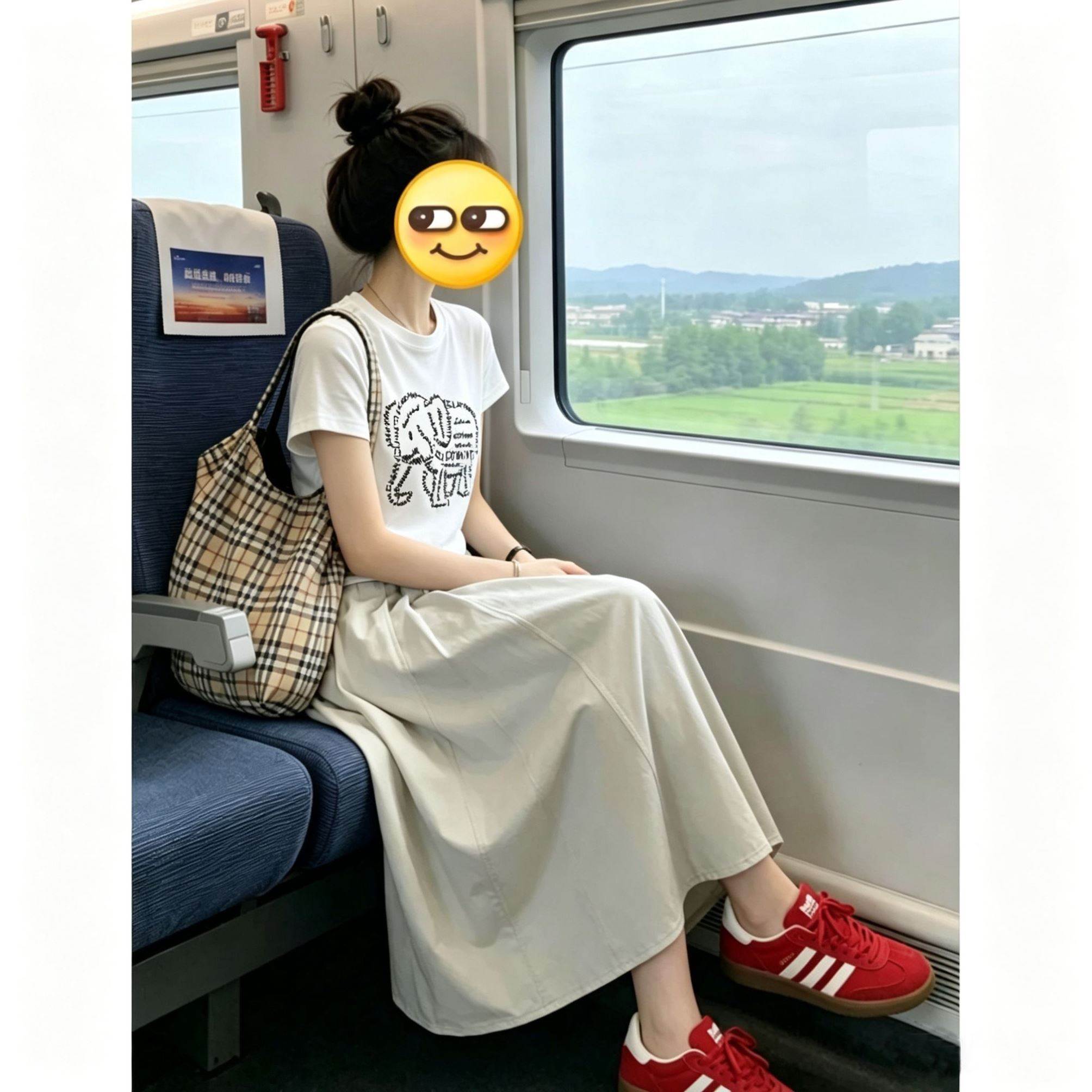 夏季新款女装大象刺绣短袖T恤半身裙套装韩版显瘦休闲通勤两件套