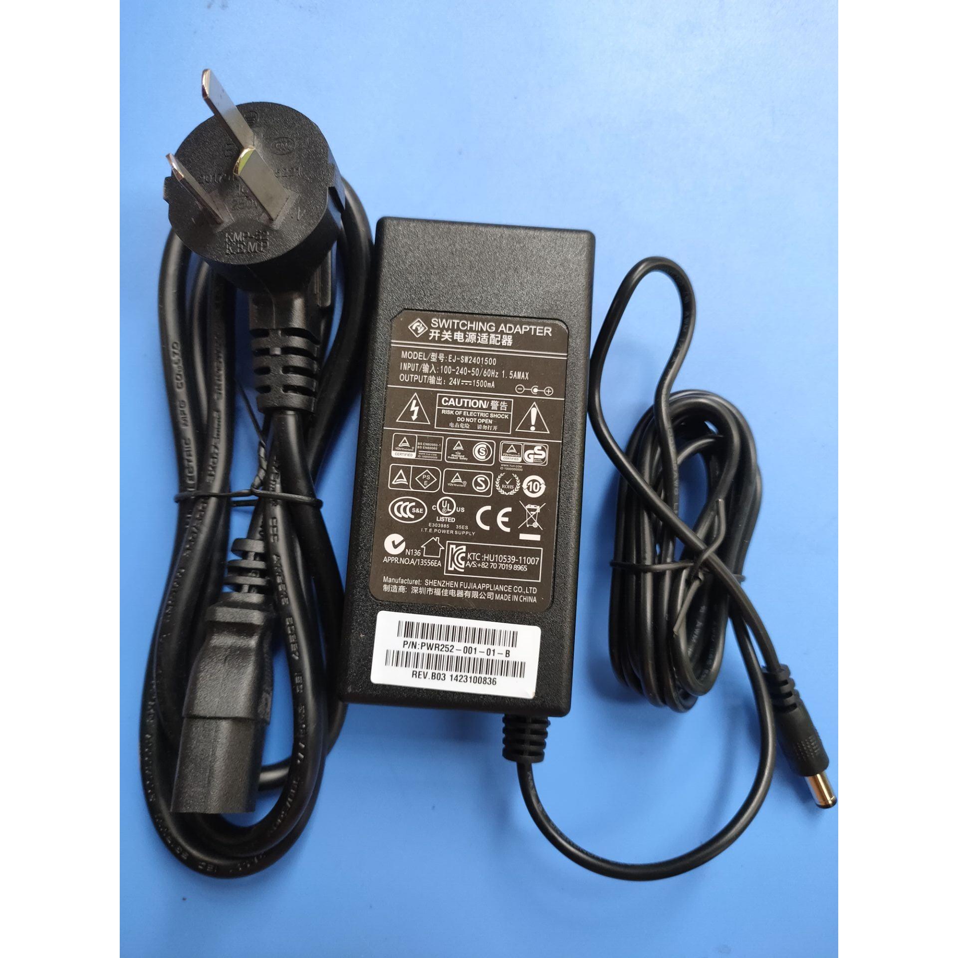 福佳FJ-SW20172401500CD FJ-SW2003L2401500T电源适配器24V1500MA