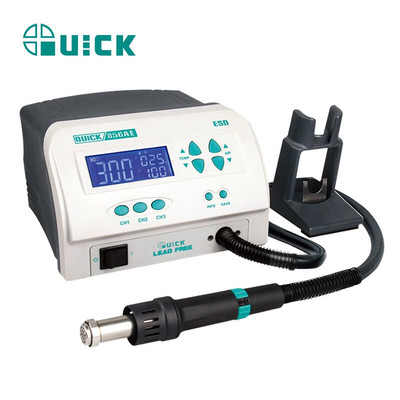 快克（QUICK）856AD无铅热风拆焊台高频数显856AE热风枪可调温焊