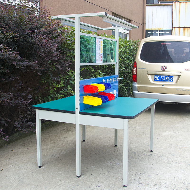 宁波工厂工作台车间生产线操作台防静电防冲压操作台双面工作桌