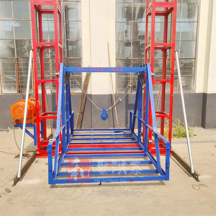 建筑工地SSE160型龙门架物料提升机施工升降机机电动升降机钢丝绳