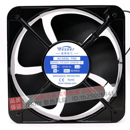 原装霆翔电气散热风扇 TXA60S-200B2H-TC 230VAC 66W 多平台适用