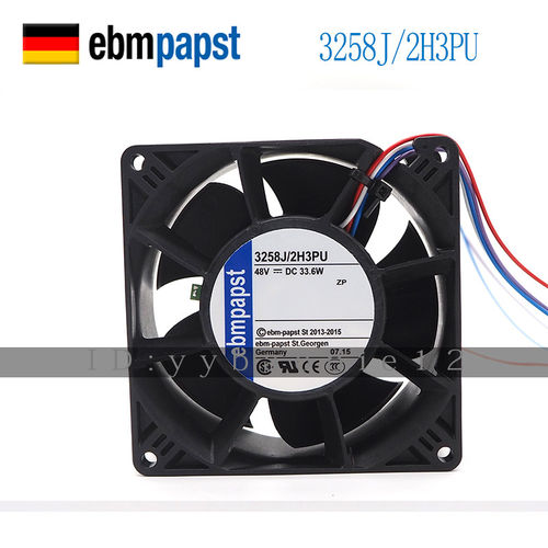 3258J/2H3PU APST - 轴流风扇, 3250J系列, IP68, 48 V, DC, 92