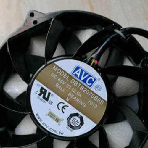 原装AVC DBTB2070B8S 48V 12A金属超暴力大风量增压散热风扇20070