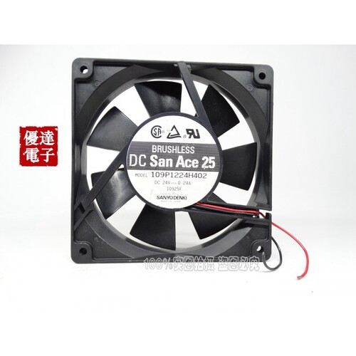 109P1224H402 12025 24V 0.24A 12CM/厘米 变频器风扇直流