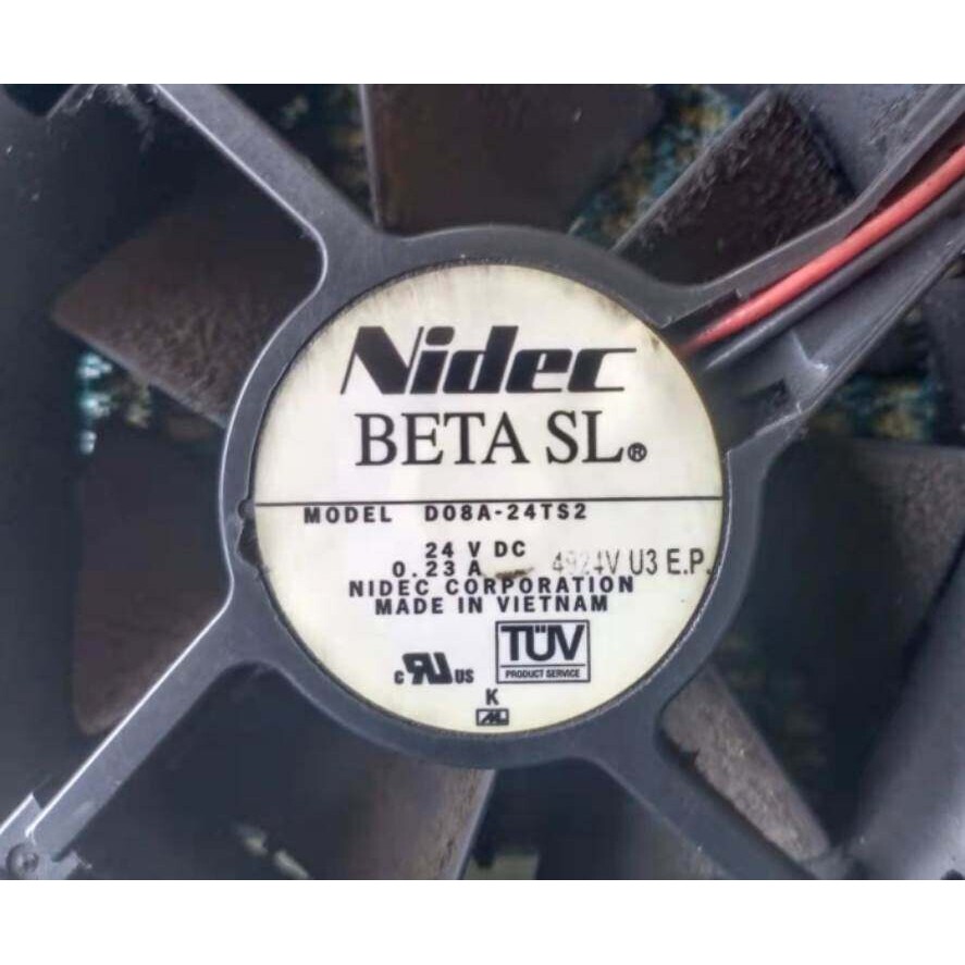 原装正品NIDEC D08A-24TS2 01 D08A-24TU 06 24V 变频器散热风扇