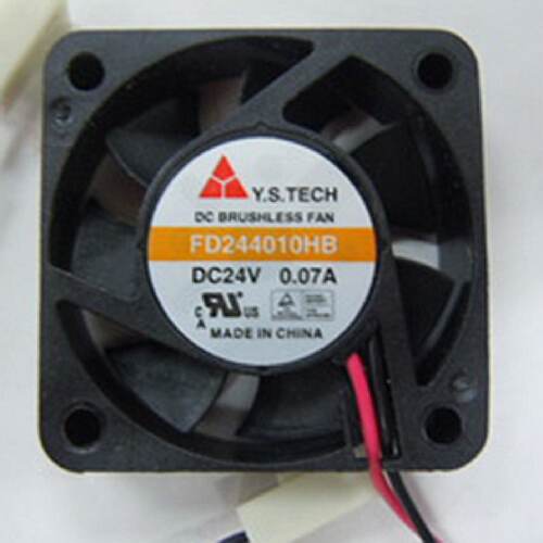 台湾Y.STECH元山 FD244010HB 24V 0.07A双滚珠变频器散热风扇4010