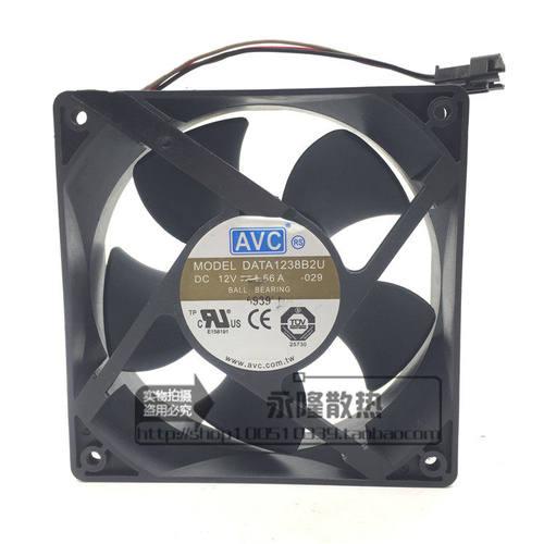 AVC 12038 DATA1238B2U 12V 1.56A 12CM/厘米 大风量 服务器风扇