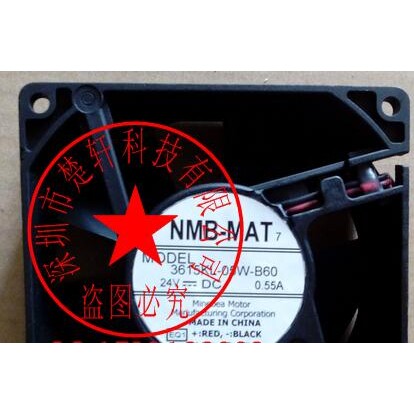 3615KL-05W-B60 24V 0.55A 原装正品NMB 92*92*38变频器设备风扇